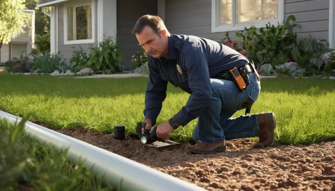 A provider inspecting a home's foundation and siding for pest entry points in the Dallas area